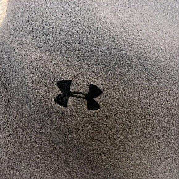 Under Armour Mens Sweatpants Medium Straight Ankle Zip Gray Fleece Activewear - Picture 10 of 15